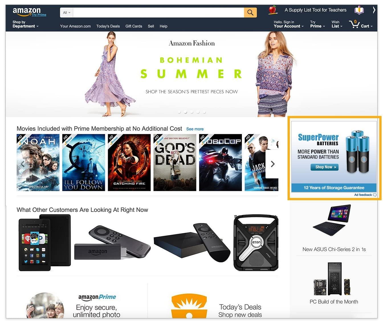 Los formatos publicitarios que tienes al alcance en Amazon Ads